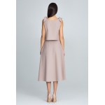 Kobiety COMBINATION CLOTHING | Figl SET - Spódnica trapezowa - beige/beżowy - IV25257
