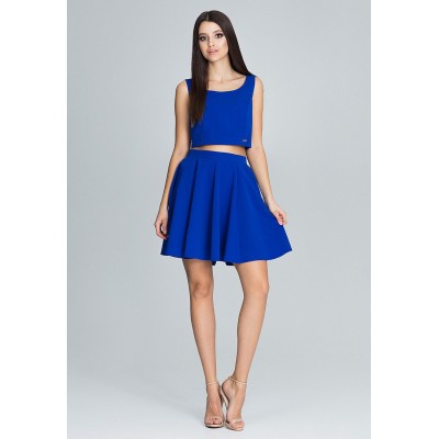 Kobiety COMBINATION_CLOTHING | Figl SET - Spódnica trapezowa - blue/niebieski - VW78373