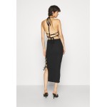 Kobiety COMBINATION CLOTHING | Missguided Tall LACE UP SKIRT SET - Top - black/czarny - QQ67439