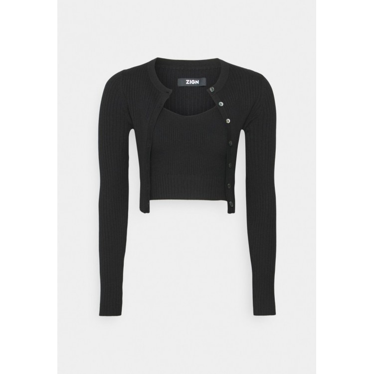 Kobiety COMBINATION CLOTHING | Zign SET - Top - black/czarny - BM64709
