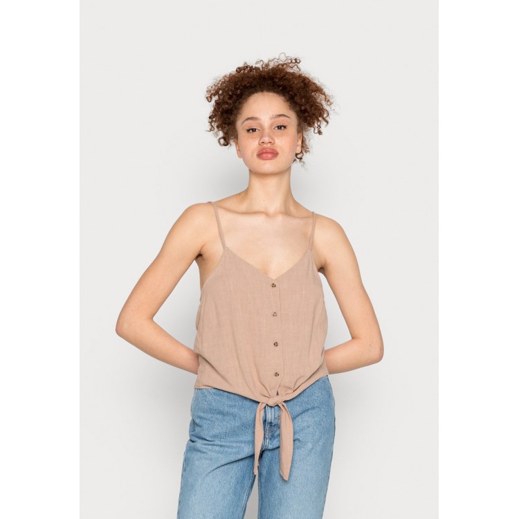 Kobiety SHIRT | Pieces PCVINSTY STRAP - Top - nature/beżowy - GH53453