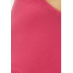 Kobiety T SHIRT TOP | Bershka 3 PACK STRAPPY CROP - Top - off white, pink, black/mleczny - DM05348