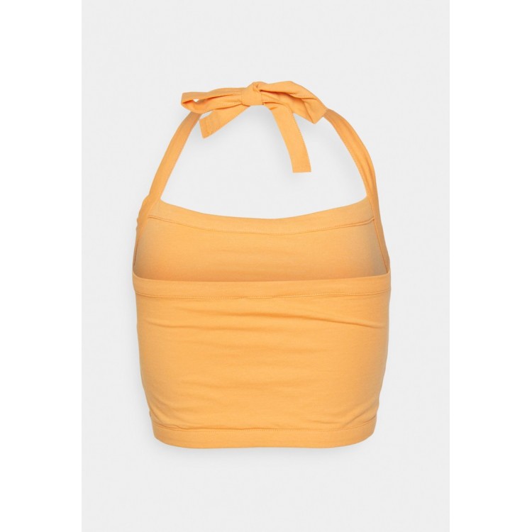 Kobiety T SHIRT TOP | Cotton On NECK HALTER - Top - sweet orange/wielokolorowy - QD44206