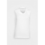 Kobiety T SHIRT TOP | DESIGNERS REMIX ALMA DOUBLE - Top - white/biały - KW46310