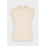 Kobiety T SHIRT TOP | DESIGNERS REMIX MANDY - Top - toast/beżowy - OE75131