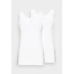 Kobiety T SHIRT TOP | edc by Esprit 2 PACK - Top - white/biały - IS50139