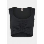 Kobiety T SHIRT TOP | Free People PLEATS AND THANK YOU CAMI - Top - black/czarny - OL15699