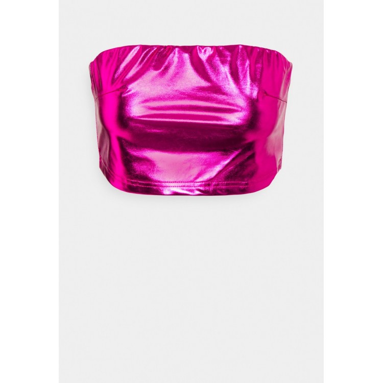 Kobiety T SHIRT TOP | HOSBJERG FIE METALLIC - Top - pink/różowy - XU74919