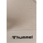 Kobiety T SHIRT TOP | Hummel HMLCLEA - Top - chateau gray/nude - XU92683