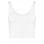 Kobiety T SHIRT TOP | JUST FEMALE GREASE - Top - white/biały - ZG39824