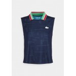 Kobiety T SHIRT TOP | Lacoste Sport TENNIS TANK - Top - navy blue/navy blue/clover green/lotus/infrared/clover green/granatowy - RC24195
