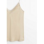 Kobiety T SHIRT TOP | Massimo Dutti Top - nude - TW20113