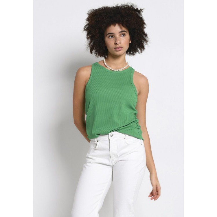 Kobiety T SHIRT TOP | My Essential Wardrobe KATEMW - Top - jelly green/ciemnozielony - EE07614