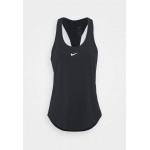 Kobiety T SHIRT TOP | Nike Performance ONE LUXE - Top - black/silver/czarny - XV04546