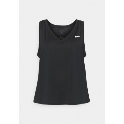 Kobiety T_SHIRT_TOP | Nike Performance VICTORY TANK PLUS - Koszulka sportowa - black/white/czarny - EU59262