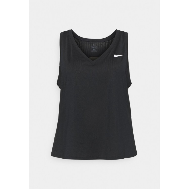 Kobiety T SHIRT TOP | Nike Performance VICTORY TANK PLUS - Koszulka sportowa - black/white/czarny - EU59262