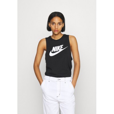 Kobiety T_SHIRT_TOP | Nike Sportswear TANK MSCL FUTURA NEW - Top - black/white/czarny - ZA88108