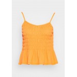 Kobiety T SHIRT TOP | ONLY ONLSAVANNAH - Top - flame orange/pomarańczowy - FP04315
