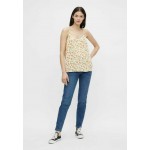 Kobiety T SHIRT TOP | Pieces PCNYA SLIP - Top - buttercream/beżowy - OH70852