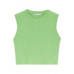 Kobiety T SHIRT TOP | PULL&BEAR SLEEVELESS - Top - green/zielony - FH20416