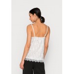 Kobiety T SHIRT TOP | Rosemunde STRAP - Top - ivory abstract dot print/beżowy - AR80849