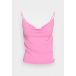 Kobiety T SHIRT TOP | Vero Moda VMALASKACROP STRAP - Top - super pink/różowy - DG85032
