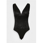 Kobiety T SHIRT TOP | WAL G. ELOISE V NECK BODY SUIT - Top - black/czarny - VY49010