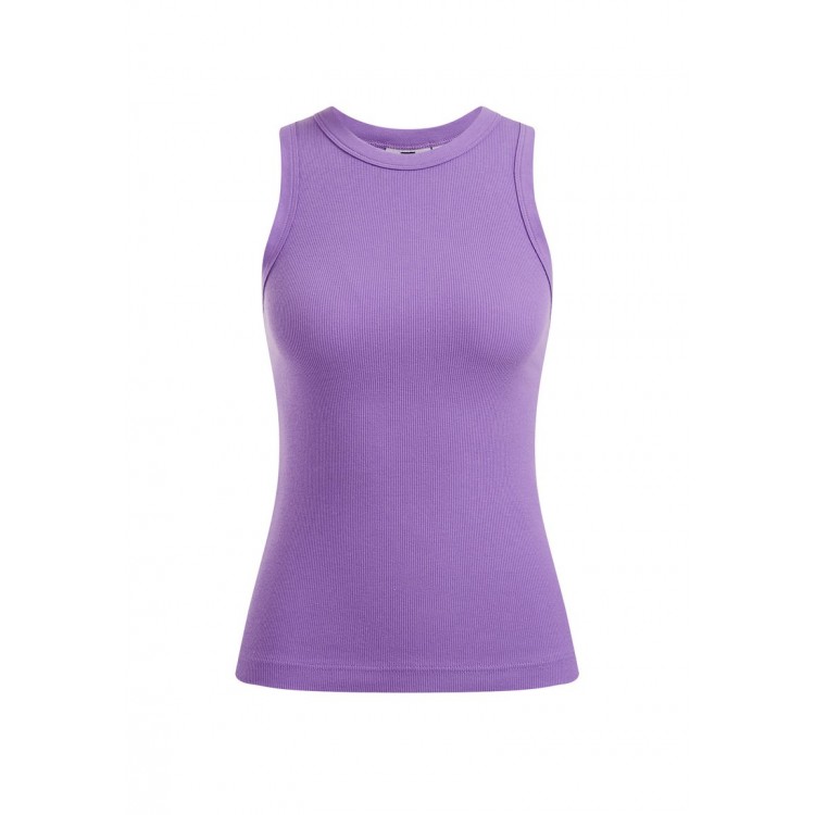 Kobiety T SHIRT TOP | WE Fashion Top - violet/fioletowy - UM78679