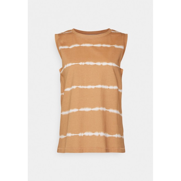 Kobiety T SHIRT TOP | Zign REDEZIGN - Top - brown/brązowy - SG51744