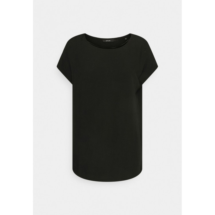 Kobiety SHIRT | Opus SKITA SOFT - T-shirt basic - black/czarny - AQ22848