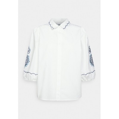Kobiety SHIRT | Saint Tropez LAVYASZ  - T-shirt z nadrukiem - bright white/biały - AC79161
