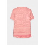 Kobiety SHIRT | SUMMERY Copenhagen T-shirt z nadrukiem - shell pink/dusty pink/pomarańczowy - ZA85004