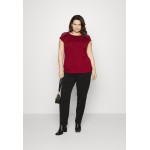 Kobiety T SHIRT TOP | Anna Field Curvy T-shirt z nadrukiem - dark red/ciemnoczerwony - EG36932