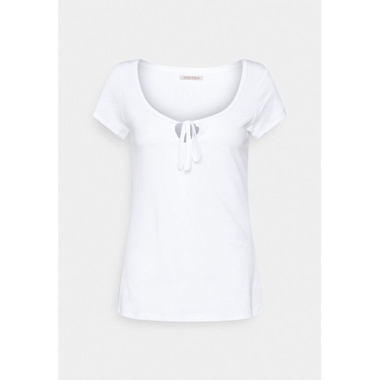 Kobiety T SHIRT TOP | Anna Field T-shirt basic - white/biały - OG84464