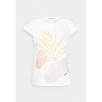 Kobiety T_SHIRT_TOP | Anna Field T-shirt z nadrukiem - white/biały - DR77757