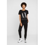 Kobiety T SHIRT TOP | Armani Exchange T-shirt z nadrukiem - black/czarny - DB87574