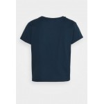 Kobiety T SHIRT TOP | ASICS TIGER - T-shirt z nadrukiem - french blue/brilliant white/niebieski - DW94460