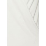 Kobiety T SHIRT TOP | Banana Republic Petite THREADSOFT WRAP - T-shirt z nadrukiem - snow day/biały - LJ53747