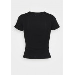 Kobiety T SHIRT TOP | BDG Urban Outfitters HEART BABY TEE - T-shirt z nadrukiem - black/czarny - HC58471