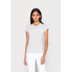 Kobiety T_SHIRT_TOP | Bench LEORA - T-shirt z nadrukiem - light grey marl/szary melanż - BK07070