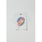 Kobiety T SHIRT TOP | Bershka T-shirt z nadrukiem - stone/wielokolorowy - KL71222