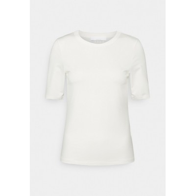 Kobiety T_SHIRT_TOP | BOSS EFITA - T-shirt basic - open white/biały - CP06518