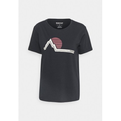 Kobiety T_SHIRT_TOP | Burton CLASSIC RETRO SS TRUE BLACK - T-shirt z nadrukiem - true black/czarny - HX94631