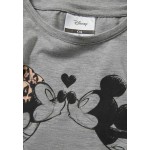 Kobiety T SHIRT TOP | C&A DISNEY MICKEY MOUSE - T-shirt z nadrukiem - gray melange/szary - GR85514