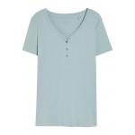 Kobiety T SHIRT TOP | C&A T-shirt basic - light turquoise/turkusowy - XX01659