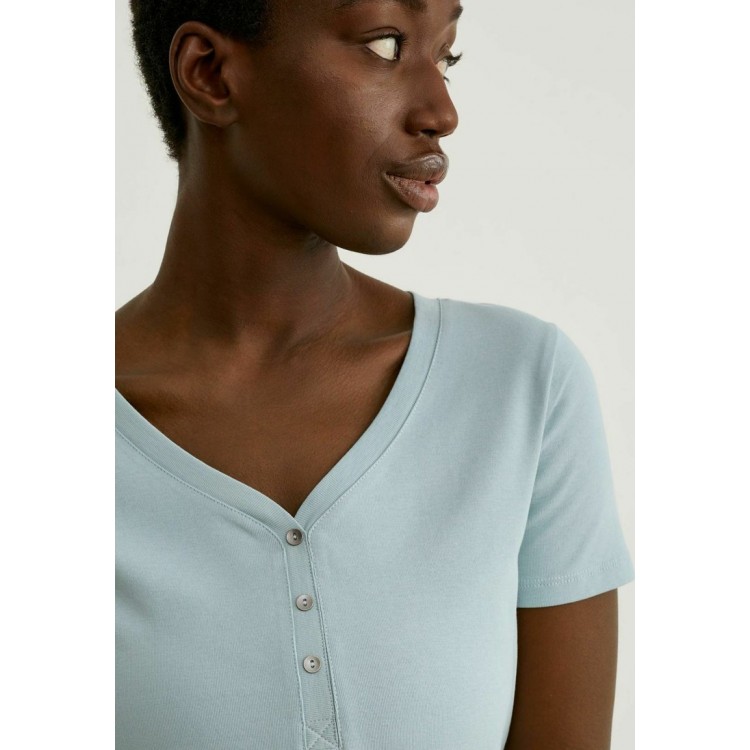 Kobiety T SHIRT TOP | C&A T-shirt basic - light turquoise/turkusowy - XX01659