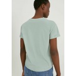 Kobiety T SHIRT TOP | C&A T-shirt z nadrukiem - mint green/miętowy - KH99314
