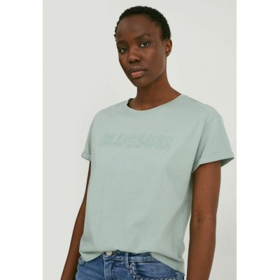 Kobiety T_SHIRT_TOP | C&A T-shirt z nadrukiem - mint green/miętowy - KH99314