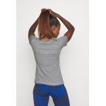 Kobiety T SHIRT TOP | Champion T-shirt basic - grey heathered/szary - HT60350