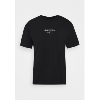 Kobiety T_SHIRT_TOP | Common Kollectiv BLOSSOM UNISEX - T-shirt z nadrukiem - black/czarny - HL37002